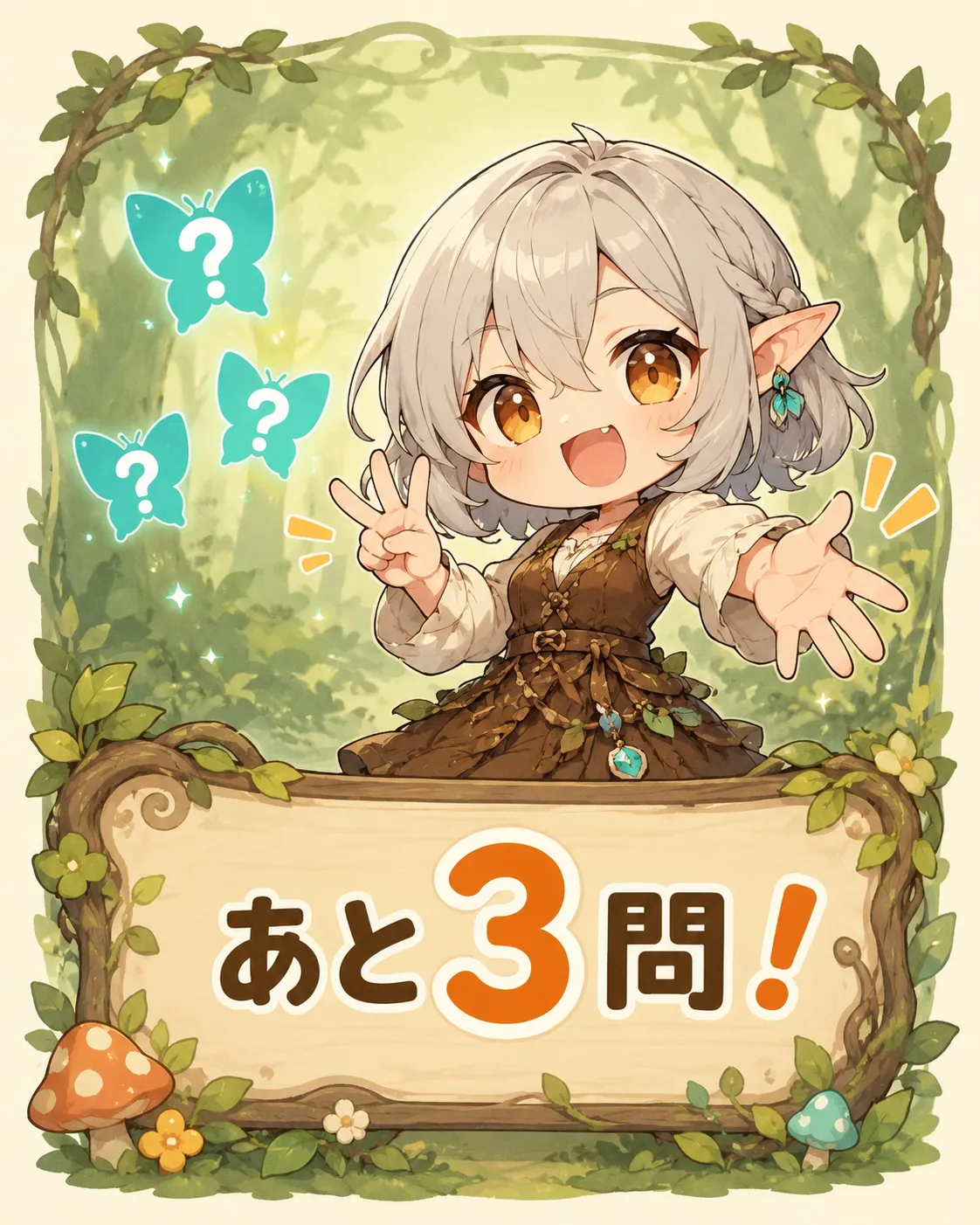 あと3問